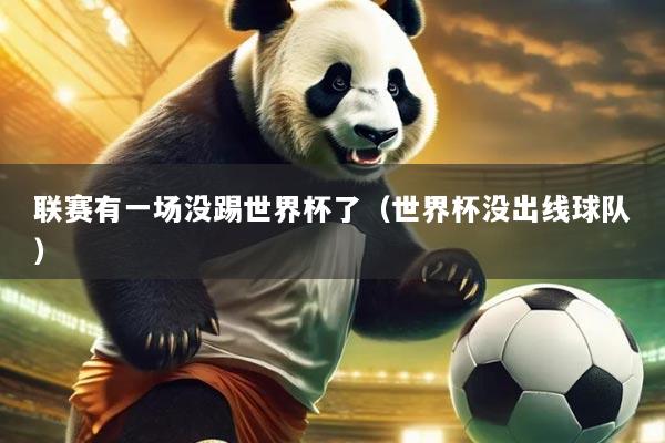 联赛有一场没踢世界杯了（世界杯没出线球队）
