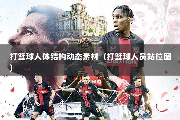 打篮球人体结构动态素材（打篮球人员站位图）